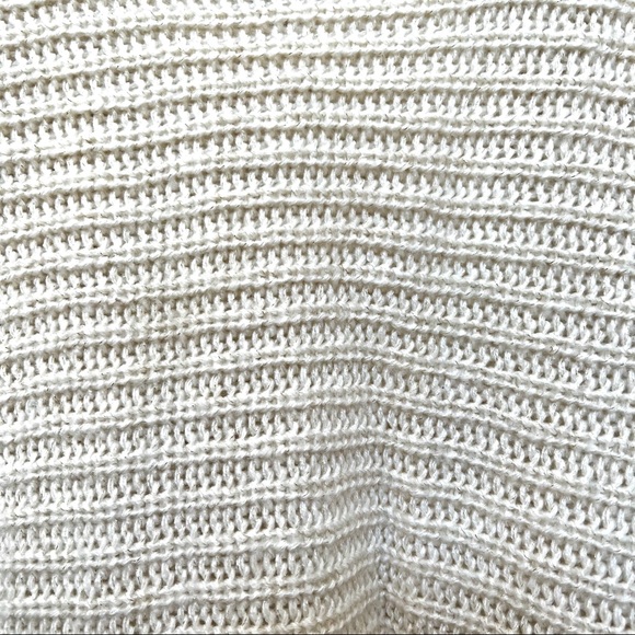 Worthington Ivory White Short Sleeve Dolman Chunky Sweater G-3 - Picture 4 of 6